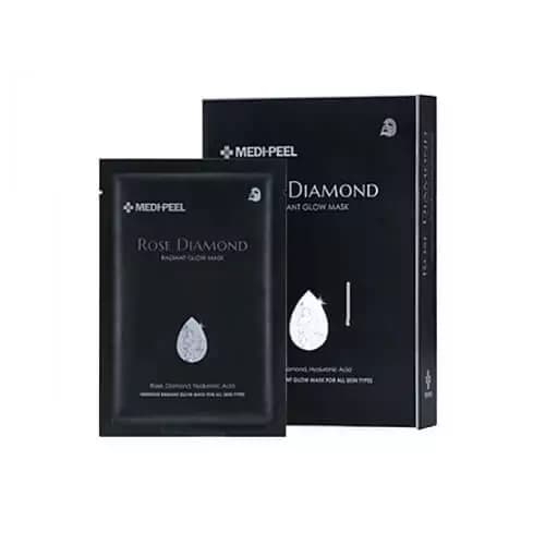 MEDIPEEL Rose Diamond Radiant Glow Mask Sheet 25mlx10ea