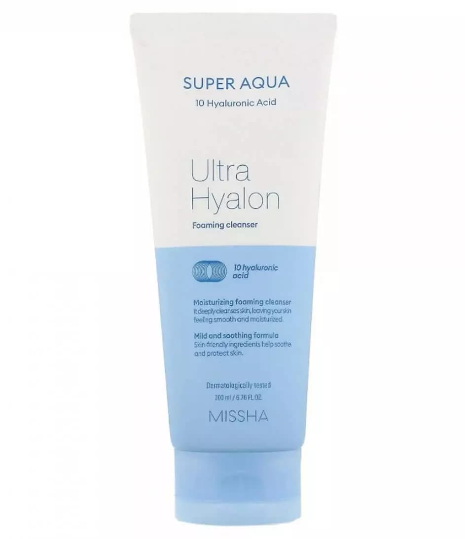 MISSHA Super Aqua Ultra Hyalron Foaming Cleanser 200ml