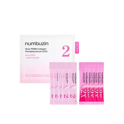 numbuzin No.2 Rose PDRN Collagen Plumping Serum DUO 1.2ml*10EA