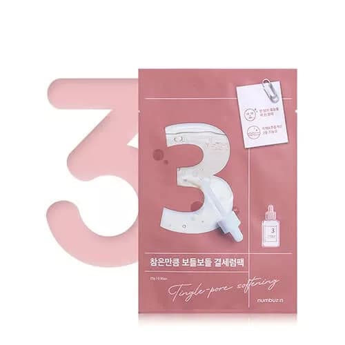 numbuzin No.3 Tingle-Pore Softening Sheet Mask 1 Sheet