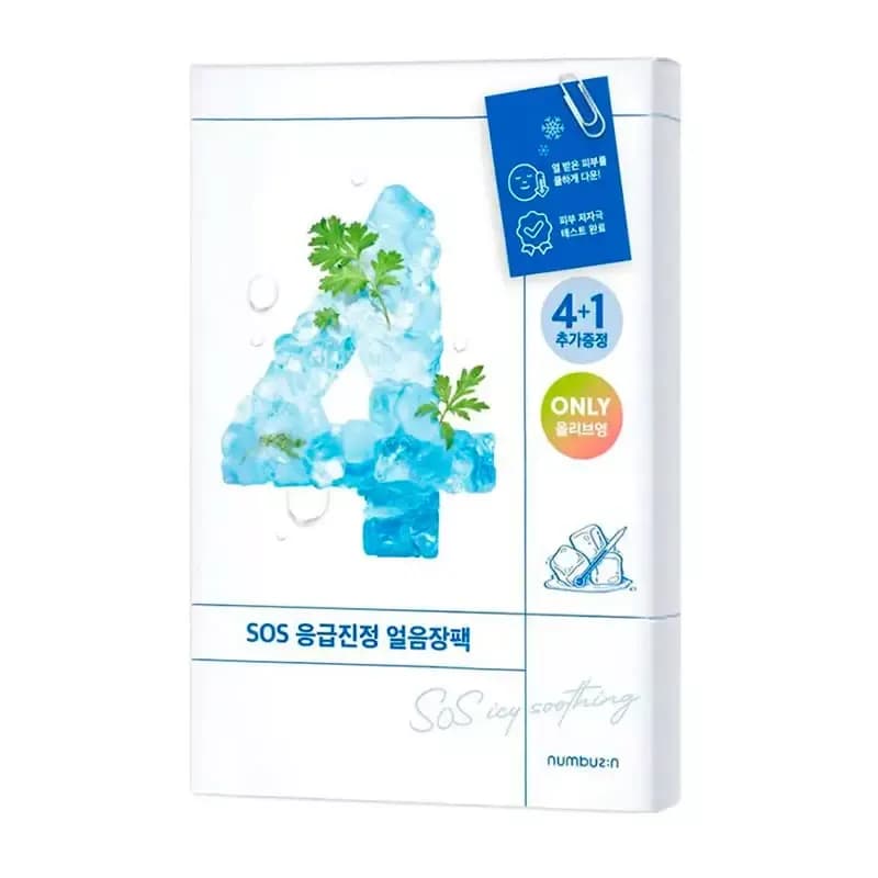 numbuzin No.4 Icy Soothing Sheet Mask 10 Sheets