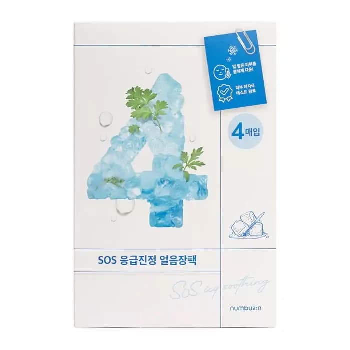 numbuzin No.4 Icy Soothing Sheet Mask 1 Sheet