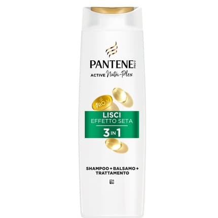 Pantene Pro-V Active Nutri-Plex Smooth Silk Effect 3 In 1 Shampoo + Conditioner + Treatment 250 Ml