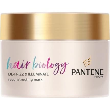 Pantene Pro V Hair Biology Defrizz & Illuminate Mask For Dry And Dyed Hair 160ml