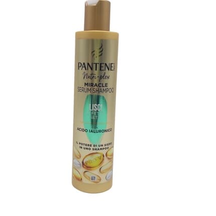 Pantene Pro-V Miracle Smooth Shampoo with Silk Effect and Hyaluronic Acid 250ml