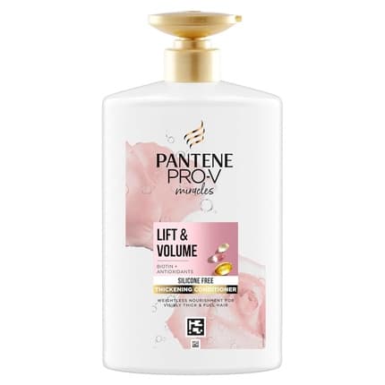 Pantene Prov Lift & Volume Thickening Hair Conditioner With Biotin Siliconefree 1000ml Pump Dispenser