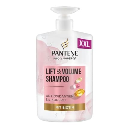 Pantene Prov Lift & Volume Thickening Shampoo With Biotin Siliconefree 1000ml Pump Dispenser
