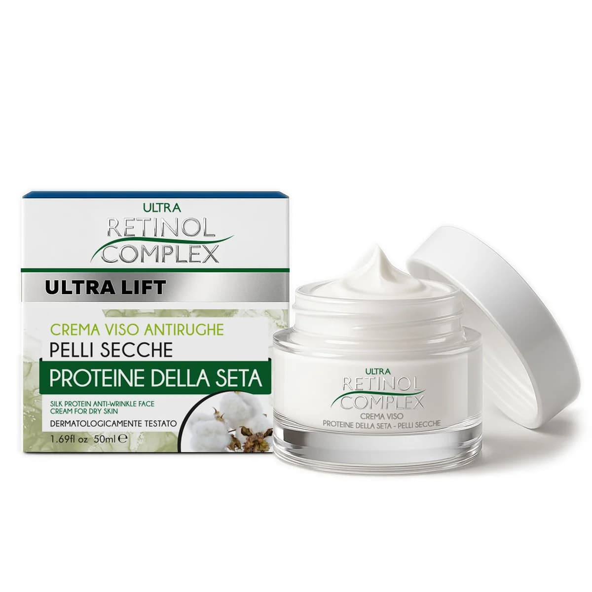 Retinol Complex CREMA VISO ALLE PROTEINE DELLA SETA 50ml