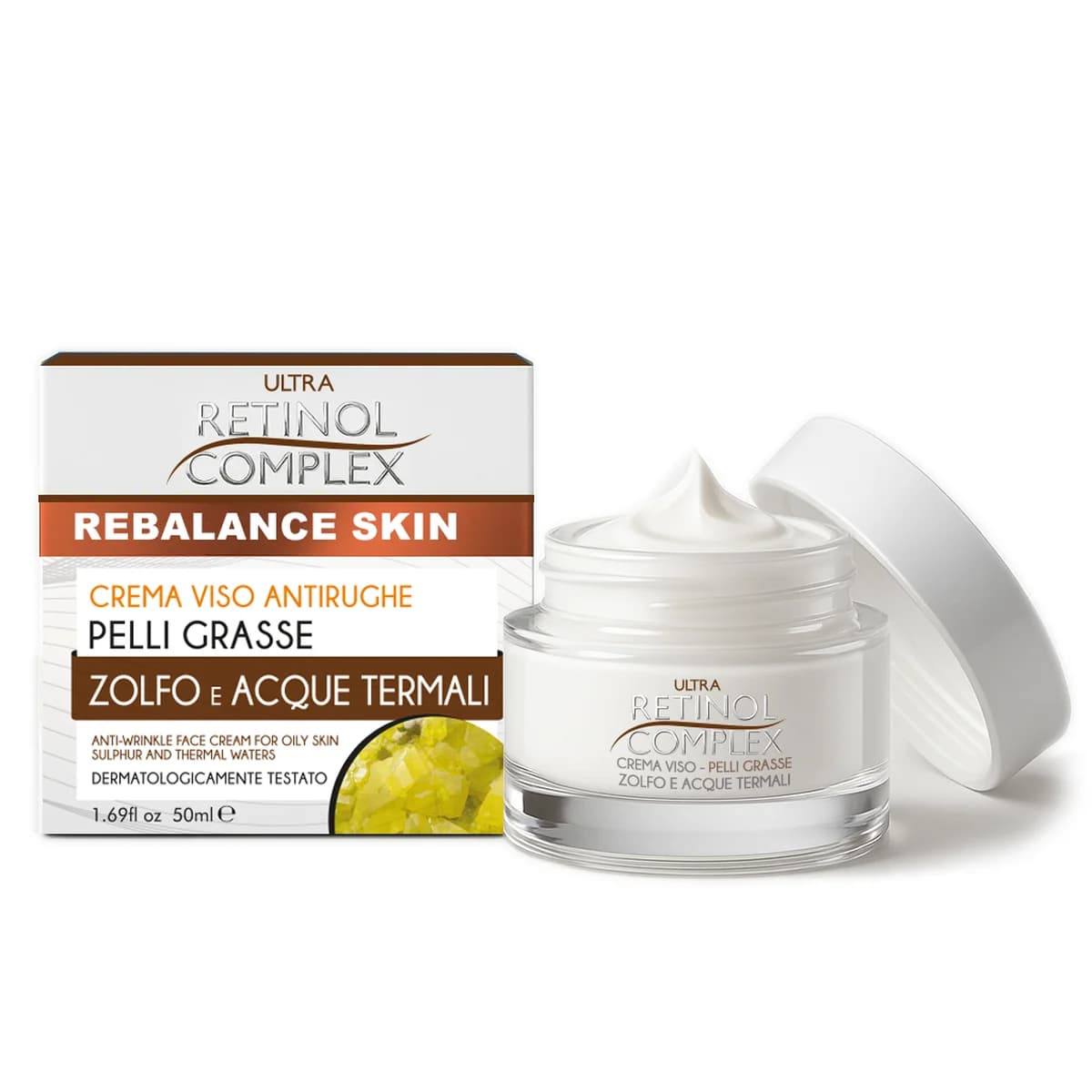 Retinol Complex CREMA VISO ALLO ZOLFO E ACQUE TERMALI 50ml