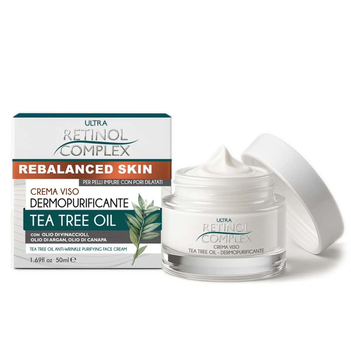 Retinol Complex CREMA VISO TEA TREE OIL 50ml