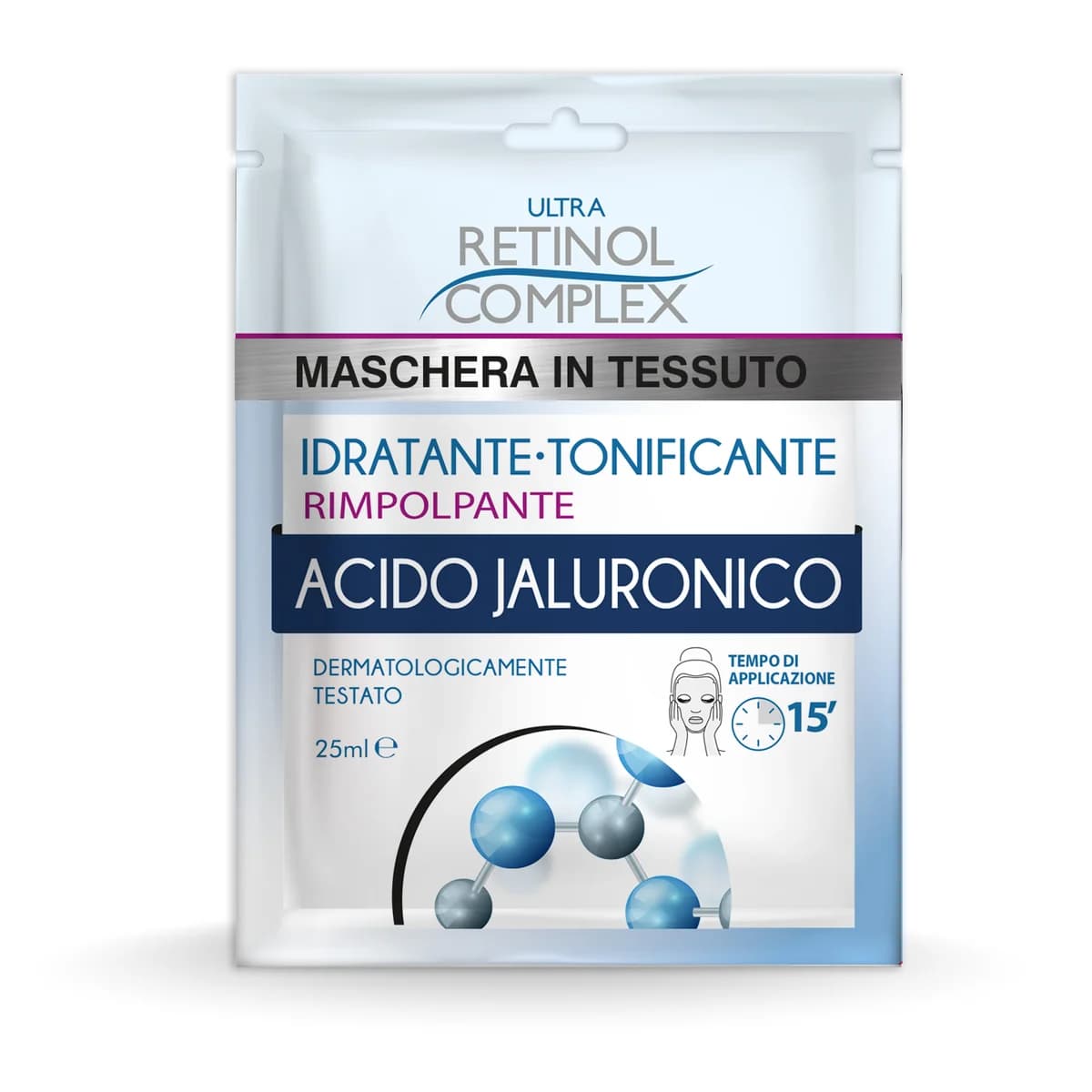 Retinol Complex MASCHERA VISO IN TESSUTO CON ACIDO JALURONICO 25 ml