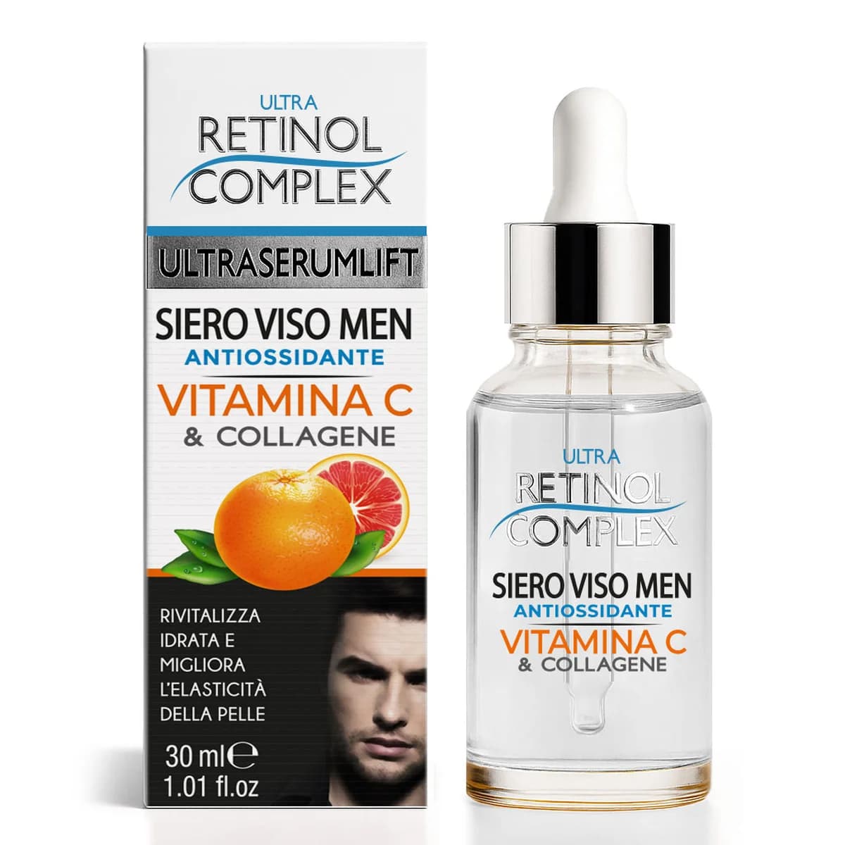 Retinol Complex SIERO VISO MEN CON VITAMINA C 30ml