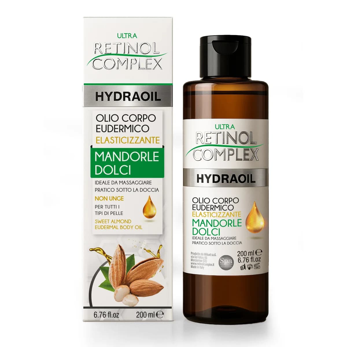 Retinol Complex OLIO CORPO EUDERMICO MANDORLE DOLCI 200ml