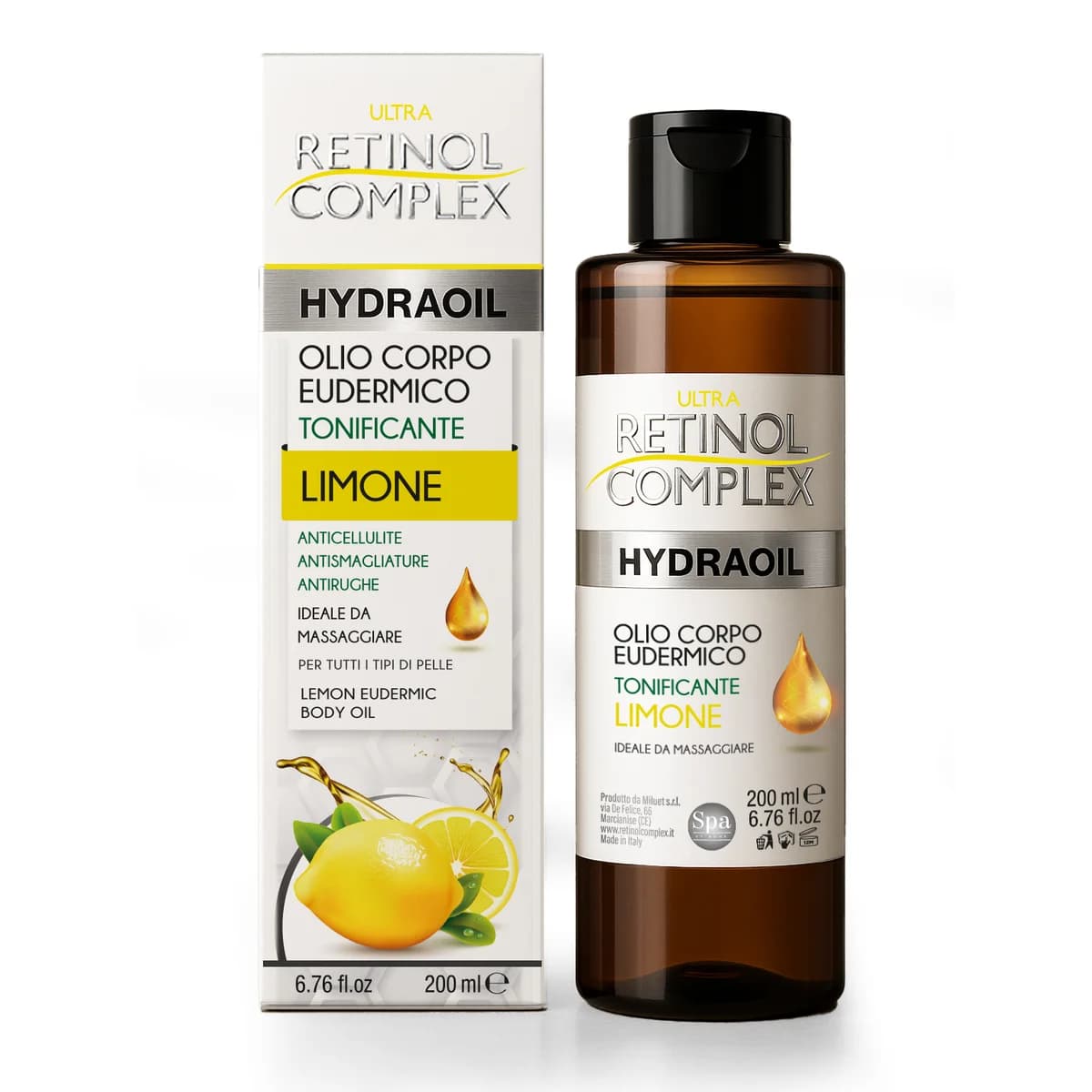 Retinol Complex OLIO CORPO EUDERMICO LIMONE 200ml