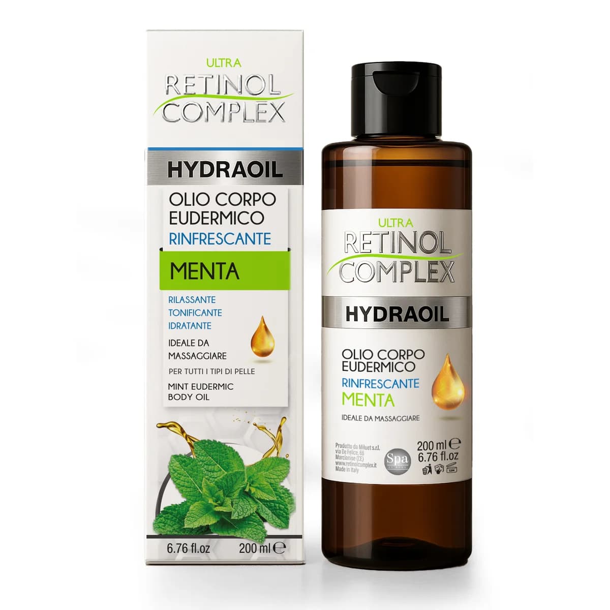 Retinol Complex OLIO CORPO EUDERMICO MENTA 200ml