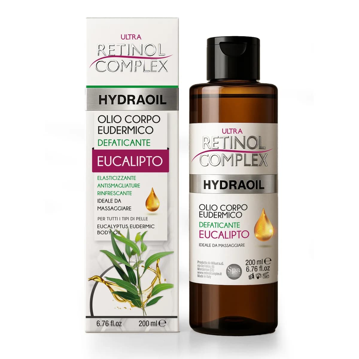 Retinol Complex OLIO CORPO EUDERMICO EUCALIPTO 200ml
