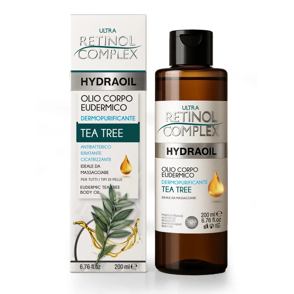 Retinol Complex OLIO CORPO EUDERMICO TEA TREE 200ml