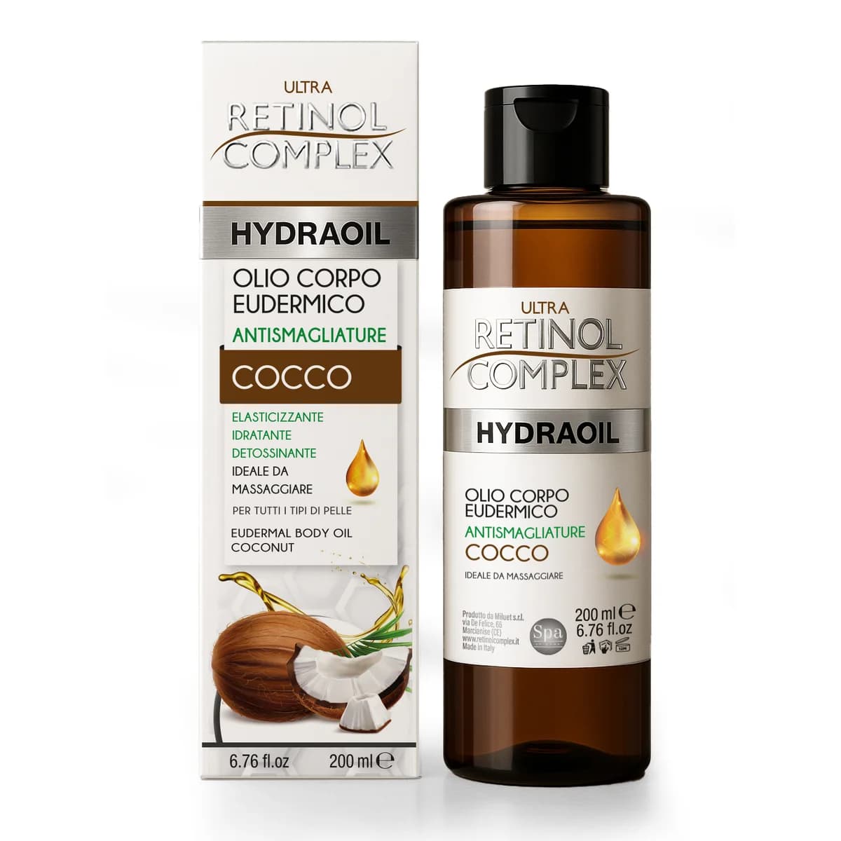 Retinol Complex OLIO EUDERMICO CORPO AL COCCO 200ml