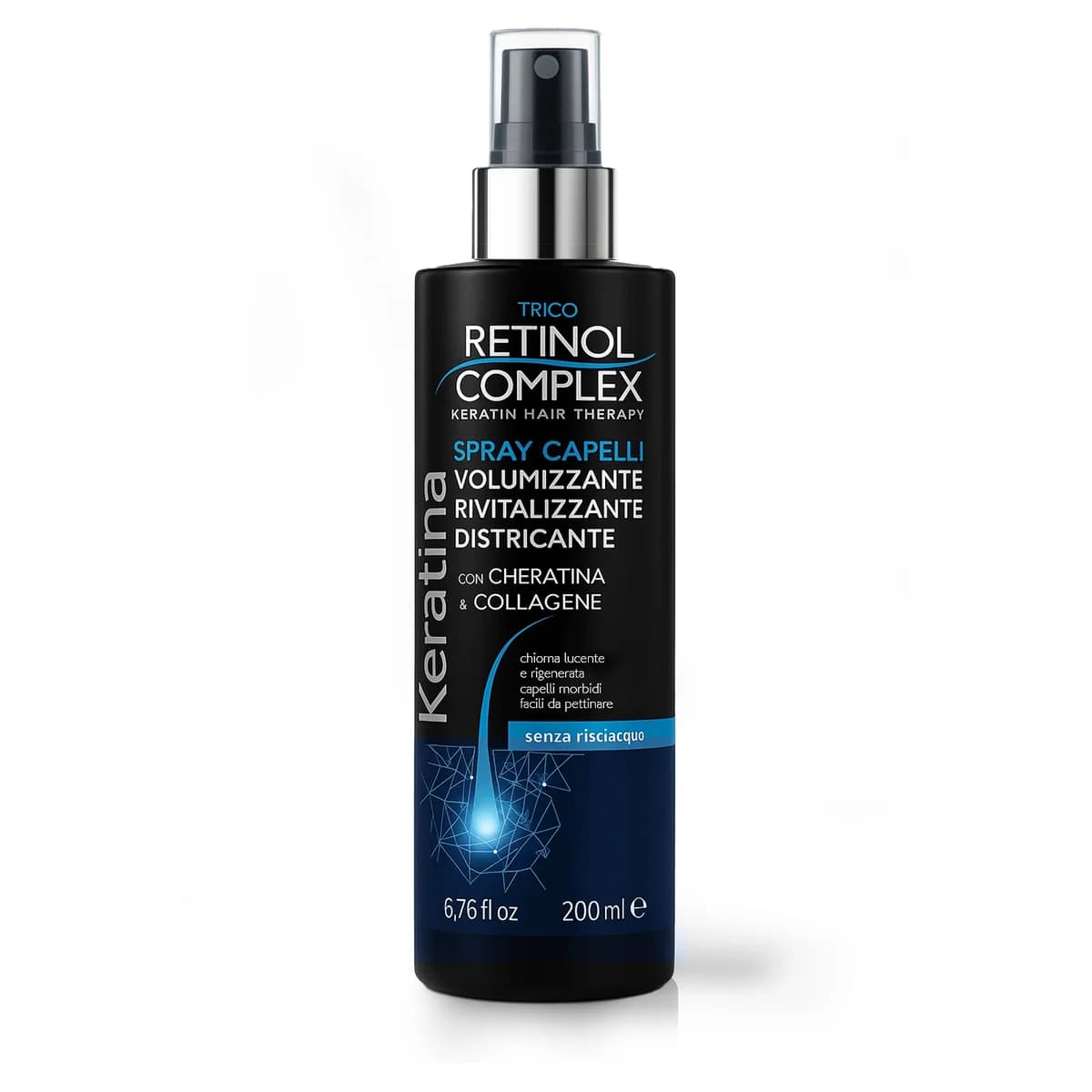 Retinol Complex SPRAY CAPELLI CON CHERATINA E COLLAGENE DISTRICANTE 200ml