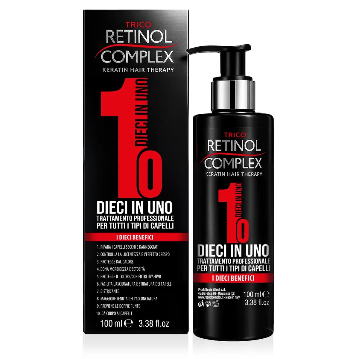 Retinol Complex DIECI IN UNO CAPELLI 100ml