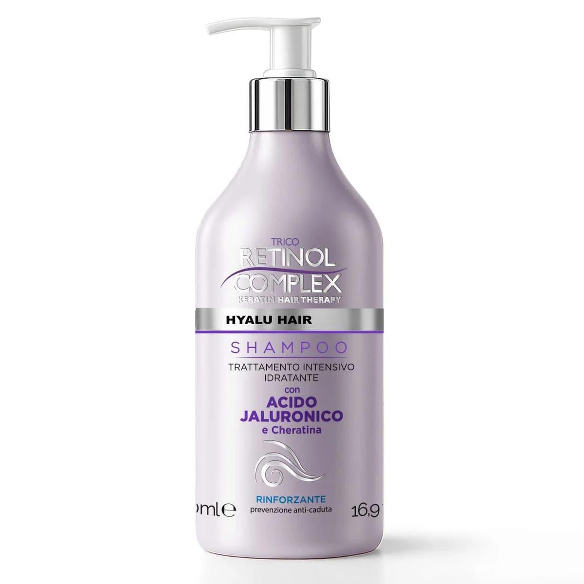 Retinol Complex SHAMPOO CON ACIDO JALURONICO E CHERATINA 500ml