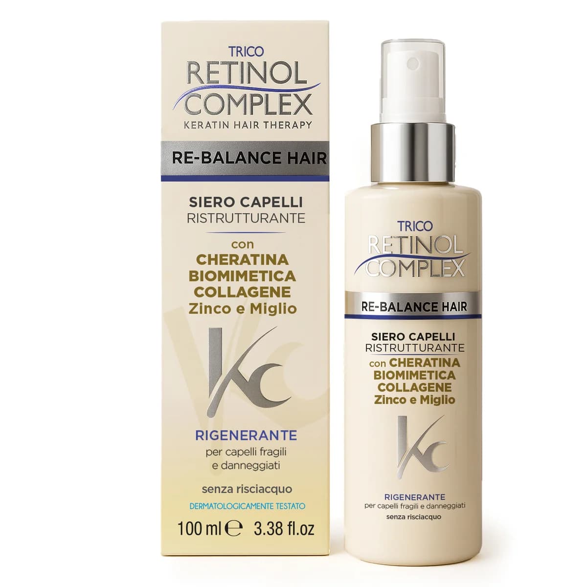 Retinol Complex SIERO CAPELLI CON CHERATINA BIOMIMETICA 100ml