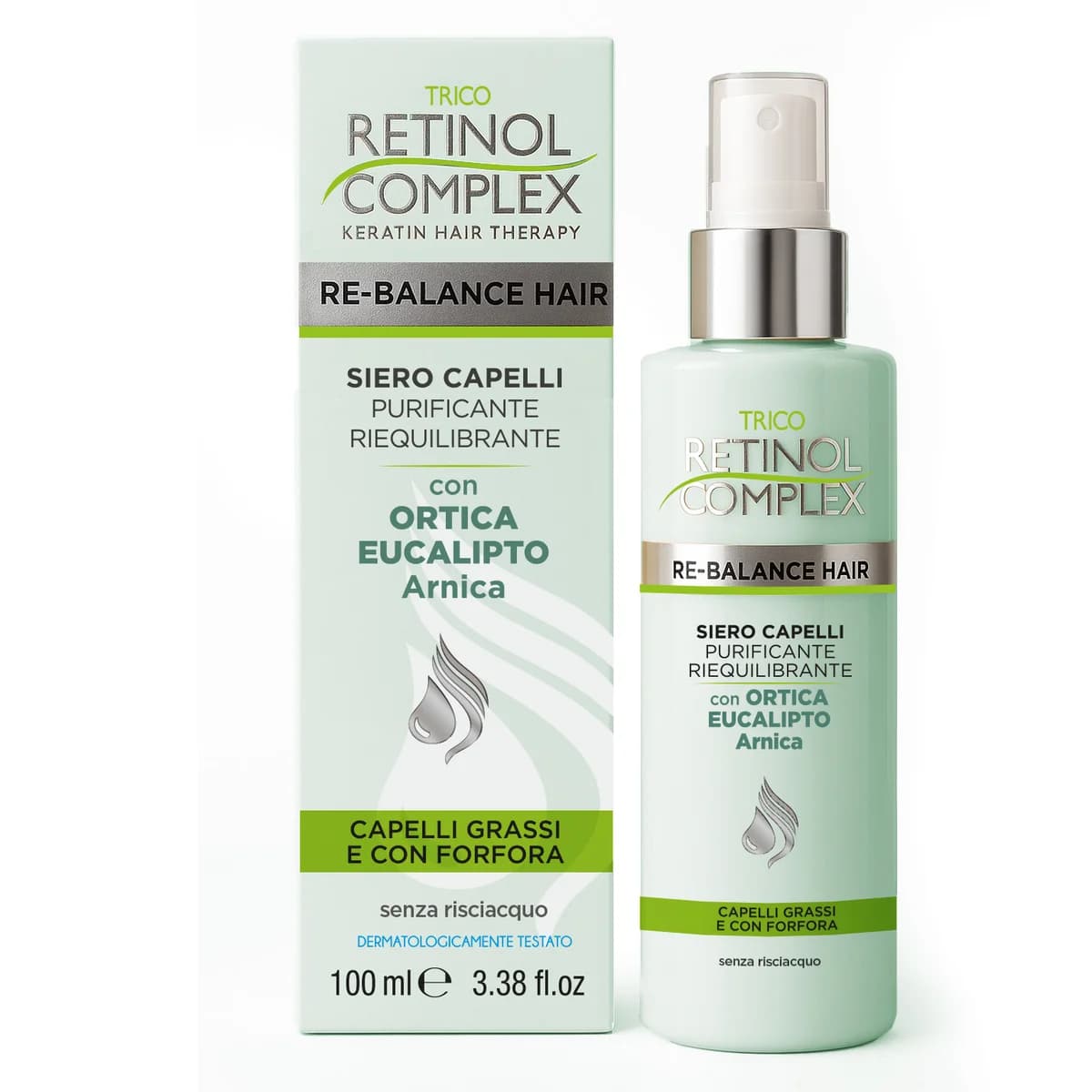 Retinol Complex LINEA CAPELLI – SIERO CAPELLI GRASSI E CON FORFORA 100ml