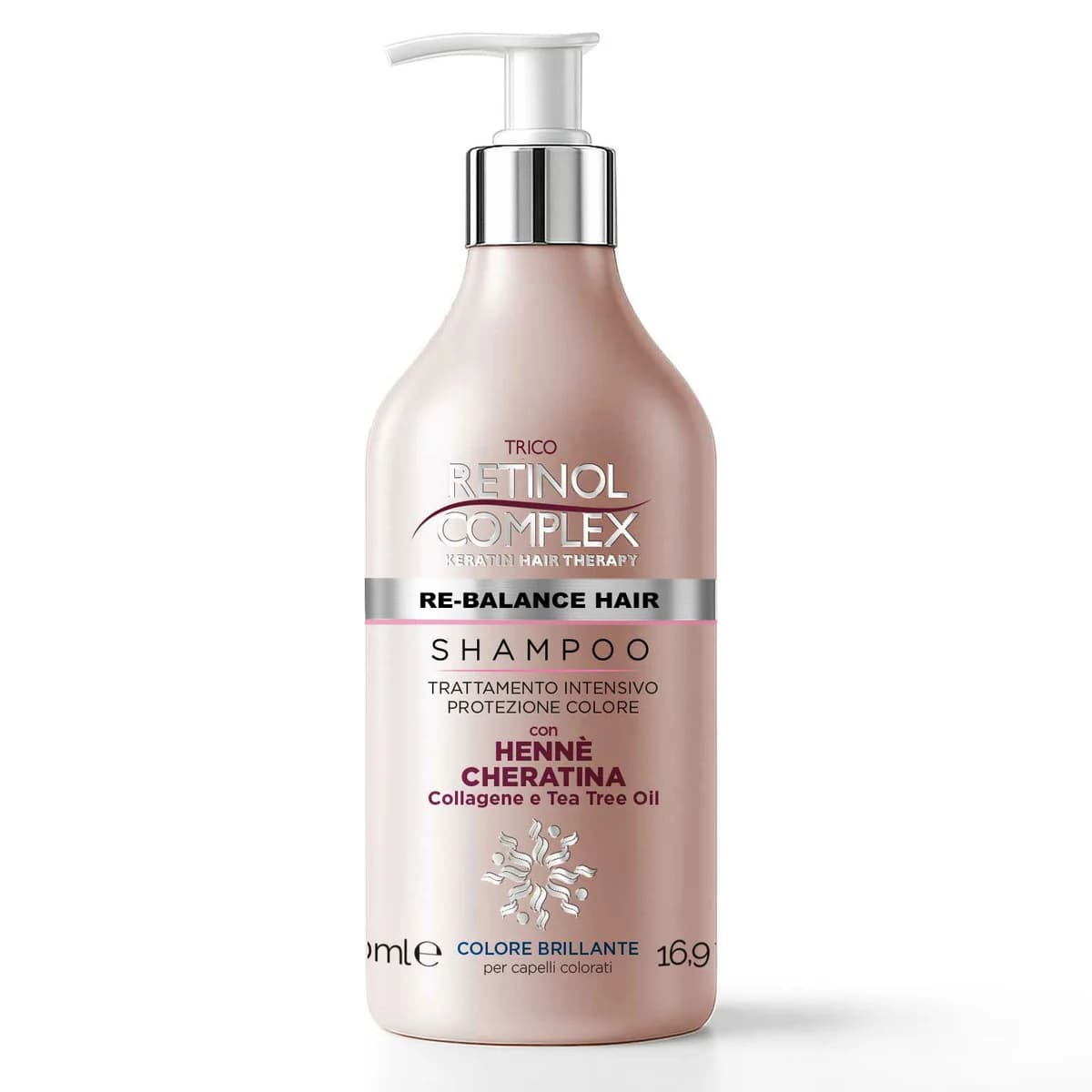 Retinol Complex Color Protection Shampoo with Henna & Keratin 500ml