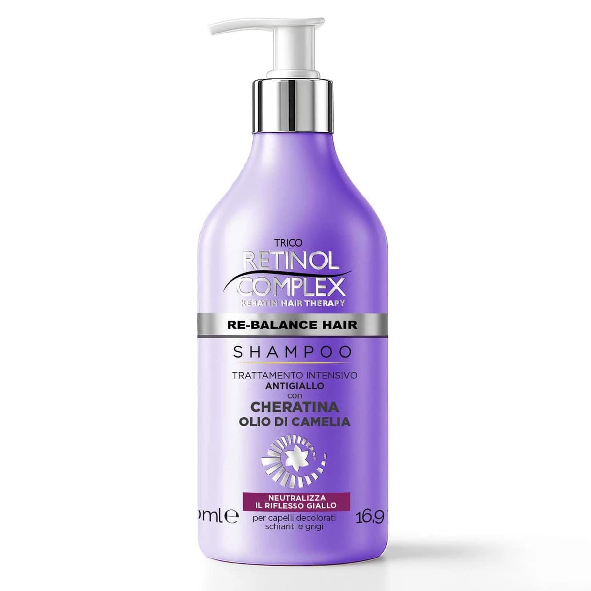 Retinol Complex LINEA CAPELLI – SHAMPOO ANTIGIALLO 500ml