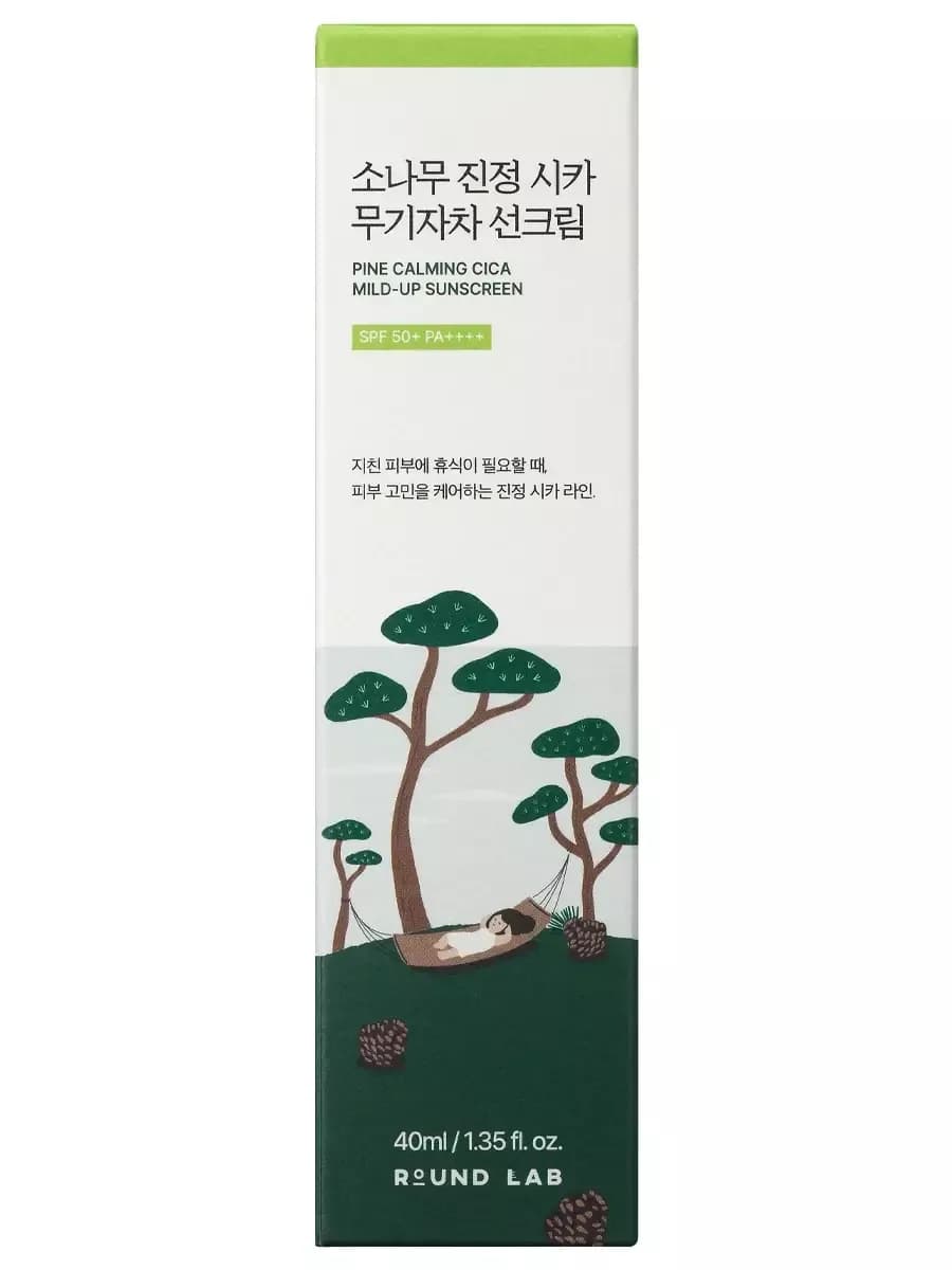Round Lab Pine Calming Cica Mild Up Sunscreen 40ml