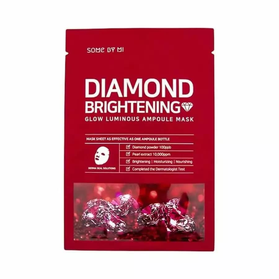 SOME BY MI Red Diamond Brightening Glow Luminous Ampoule Mask 25g