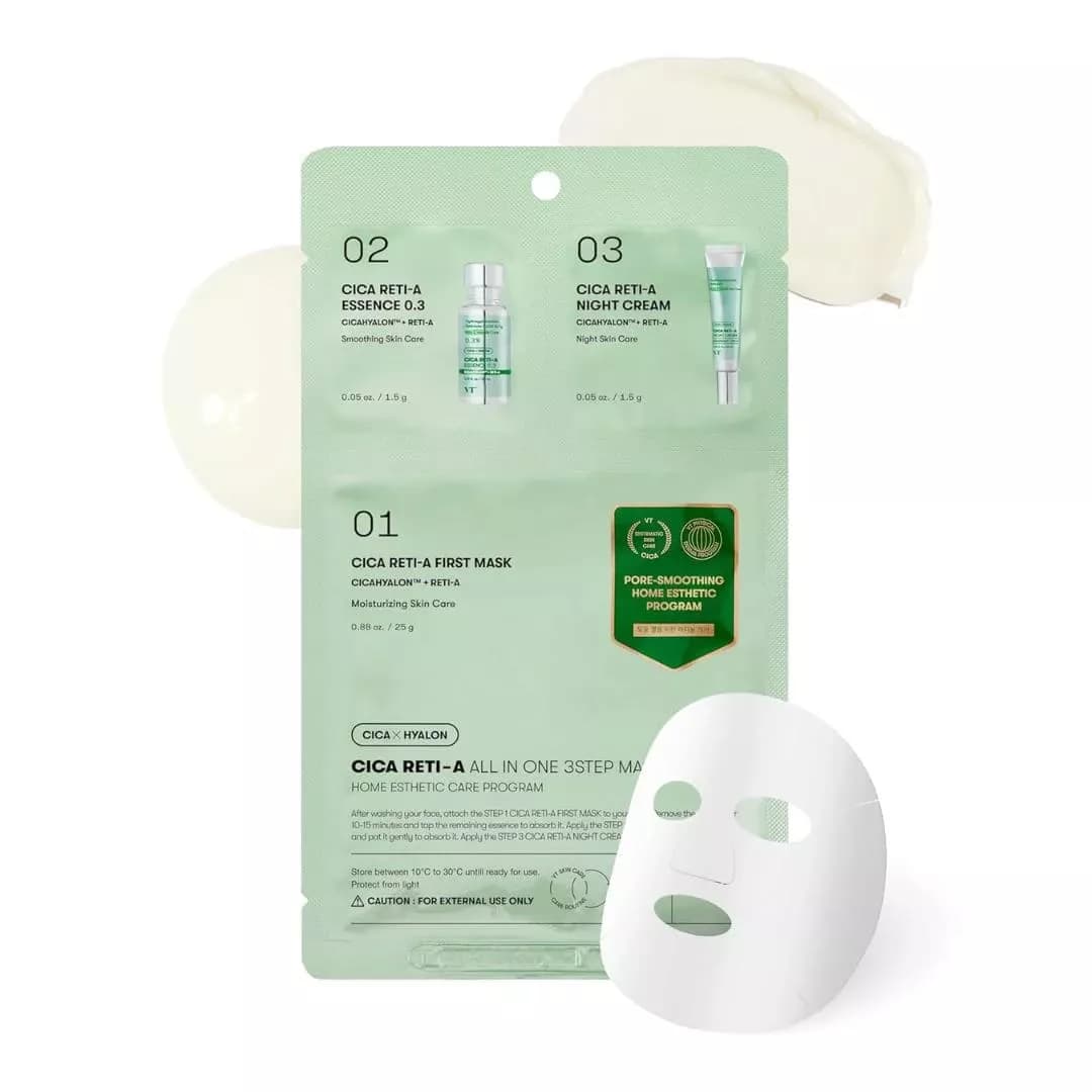 VT Cica Reti-A All In One 3Step Mask - 1Ea