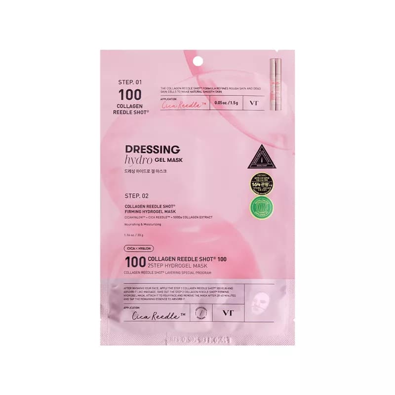 VT Collagen Reedle Shot 100 2Step Mask - 1.5g+33g*4