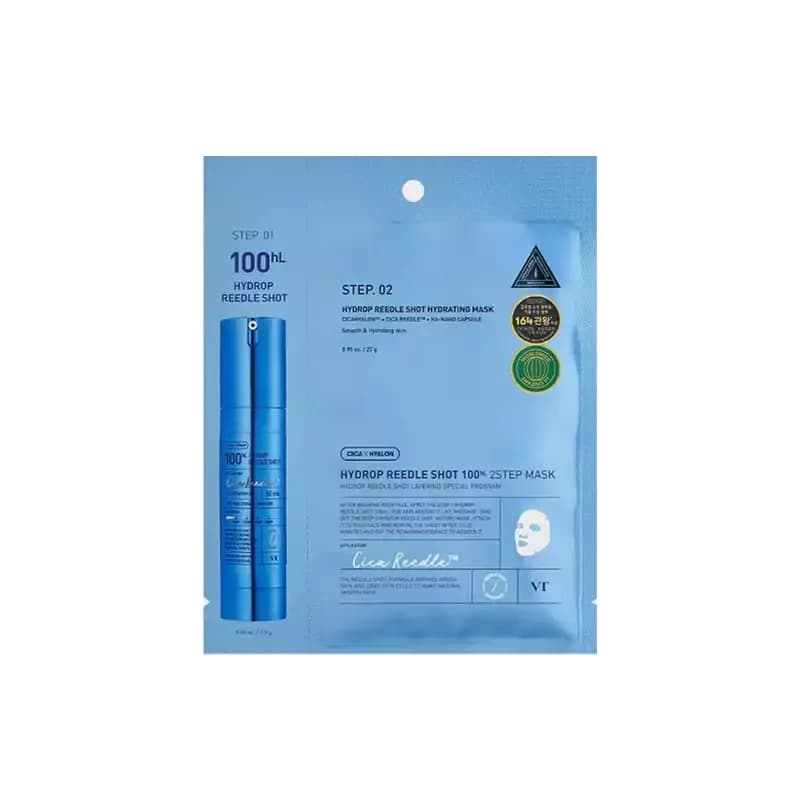 VT Hydrop Reedle Shot® 100Hl 2Step Hydrogel Mask - 1.5g+33g*4