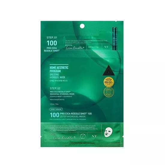 VT Pro Cica Reedle Shot® 100 2Step Hydrogel Mask - 1.5g+33g*4