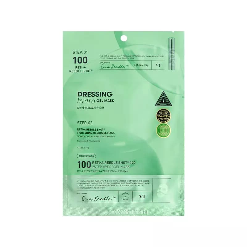 VT Reti-A Reedle Shot® 100 2Step Hydrogel Mask - 1.5g+33g*4