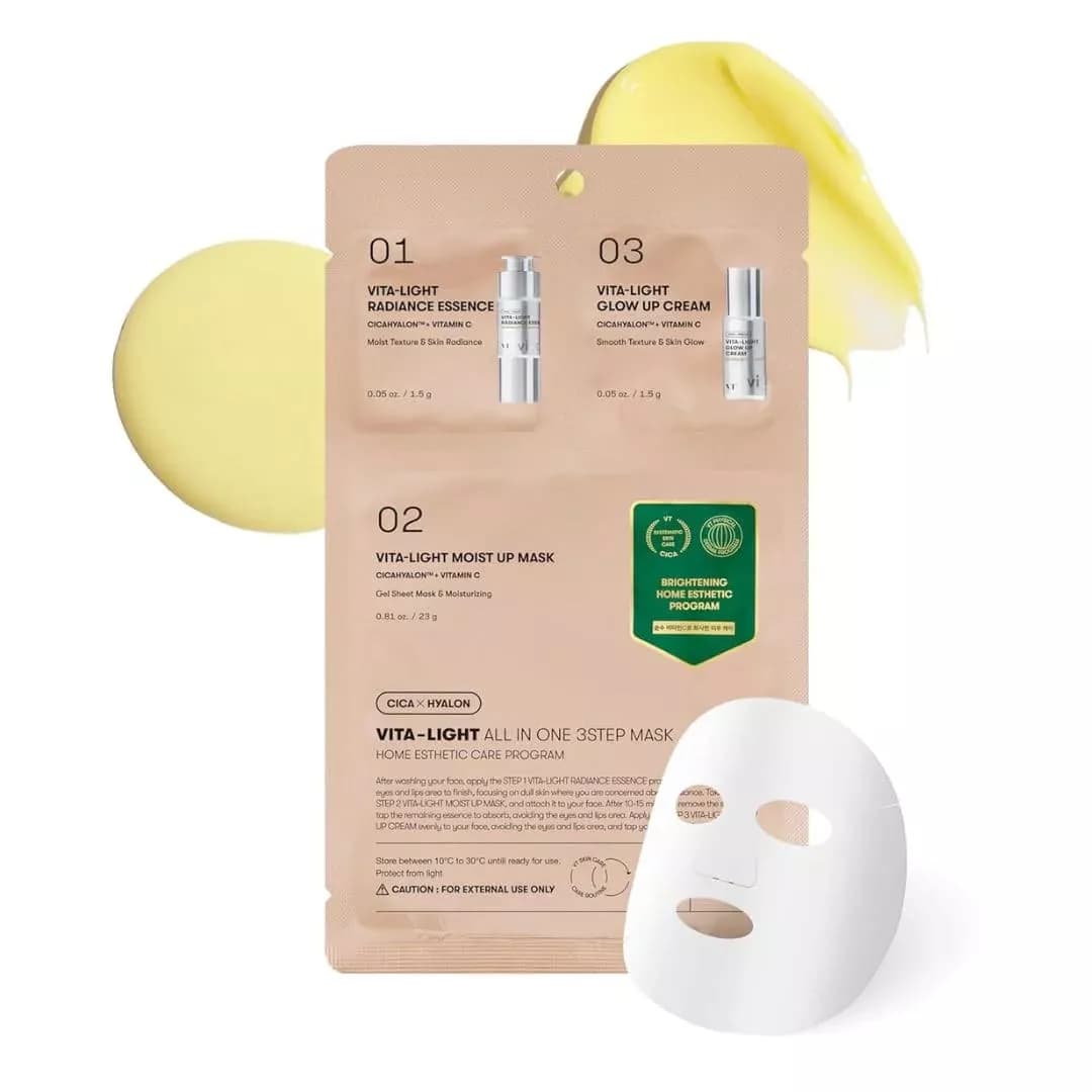 VT Vita-Light All In One 3Step Mask - 1Ea