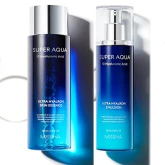 MISSHA Super Aqua Ultra Hyaluronic 2 Special Set (Skin Essence + Emulsion) 360ml